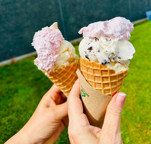 Late-summer heat wave means big ice creams