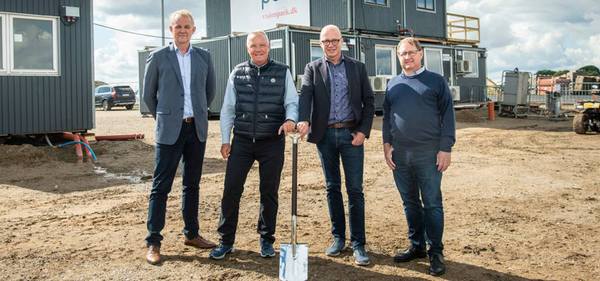 The first sod has been cut for Denmark’s biggest commercial building