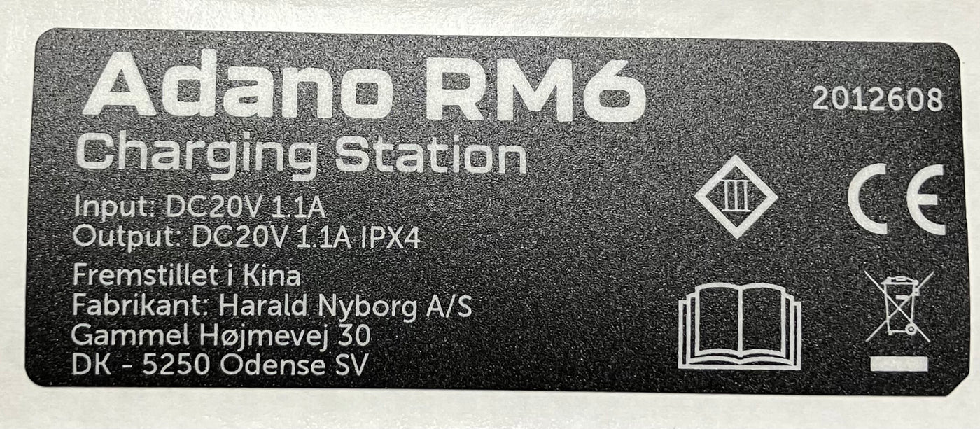 CHARGING STATION LOGO LABLE F/18711 - PART 10